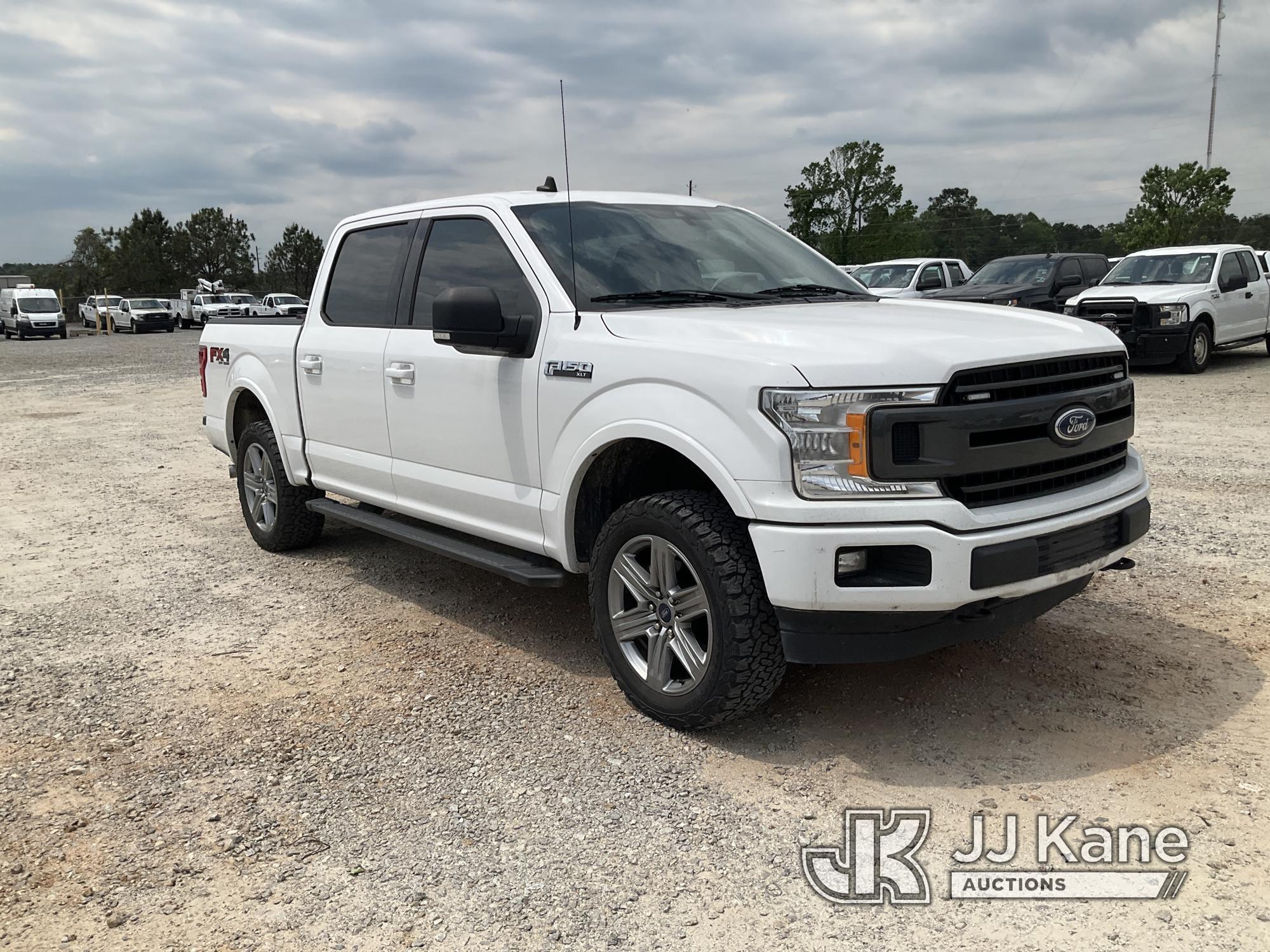 (Villa Rica, GA) 2019 Ford F150 4x4 Crew-Cab Pickup Truck Runs & Moves) (Check Engine Light On