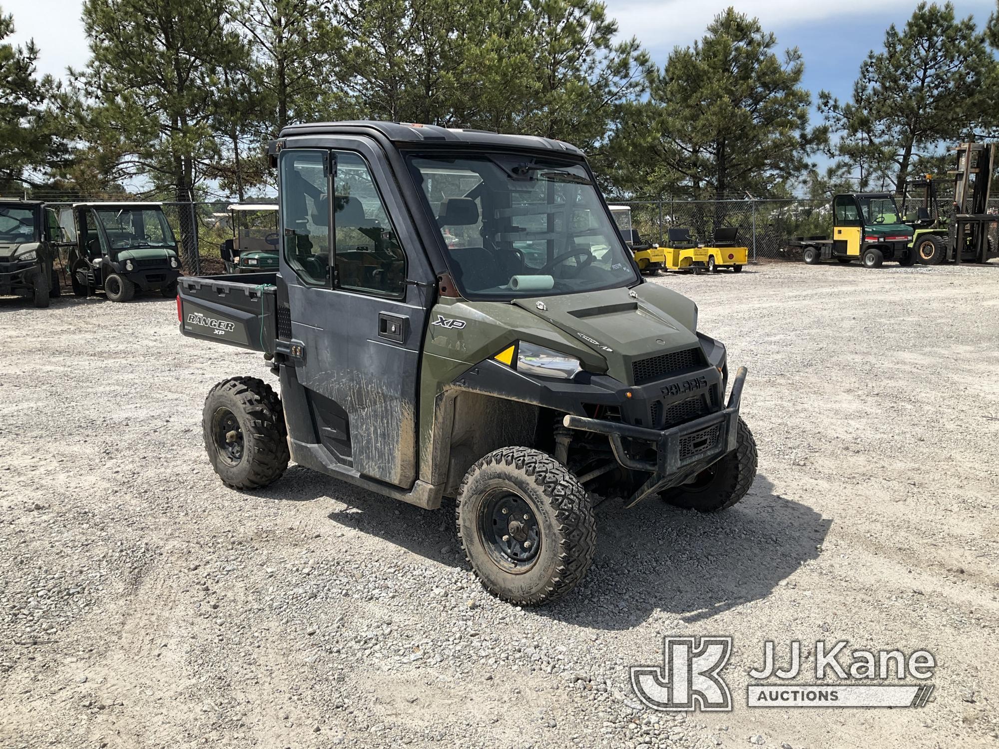 (Villa Rica, GA) 2017 Polaris Ranger 4x4 Yard Cart, (GA Power Unit) Runs & Moves) (No Battery, Body