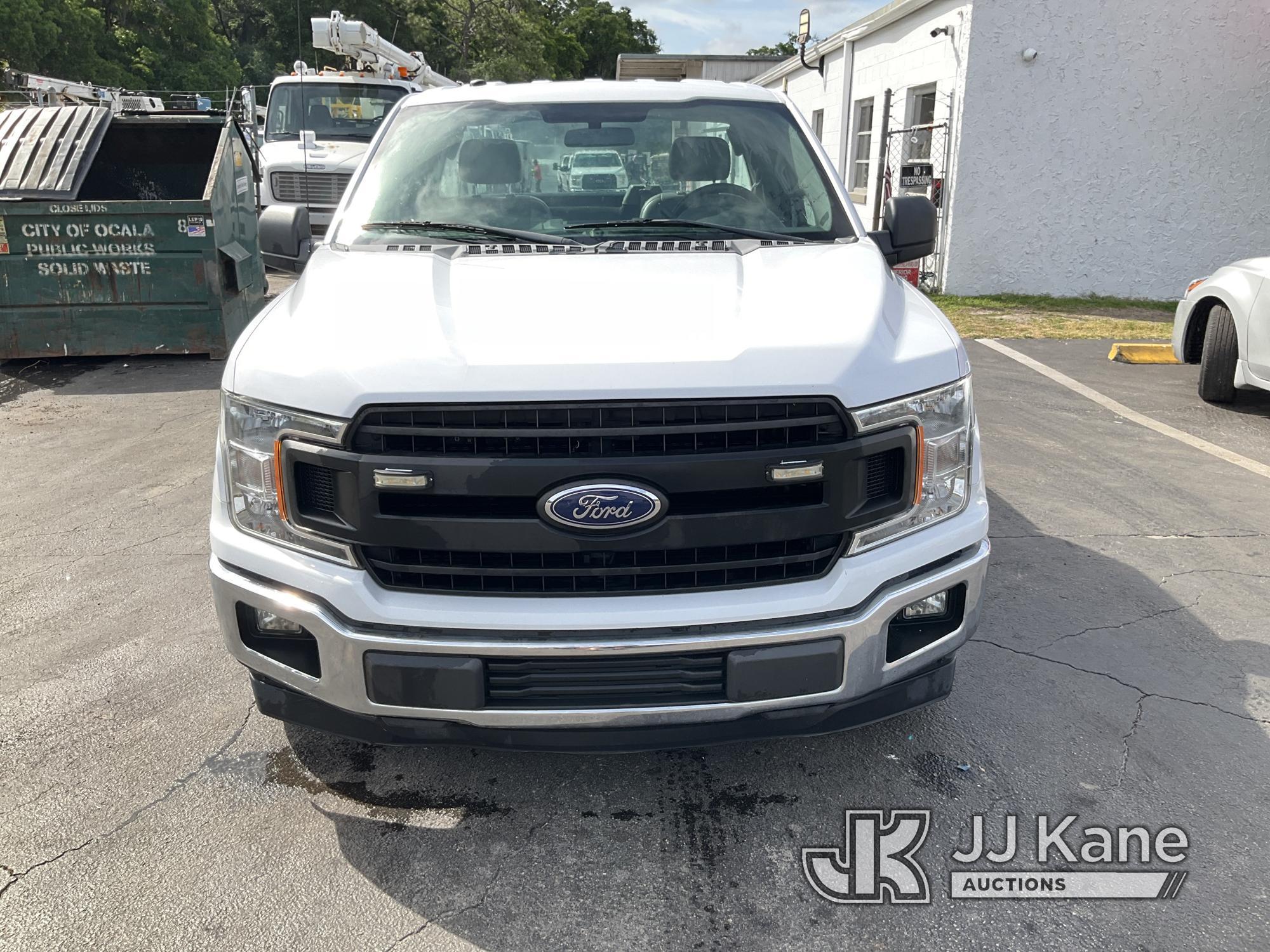 (Ocala, FL) 2018 Ford F150 Pickup Truck Duke Unit) (Runs & Moves) (Engine Noise