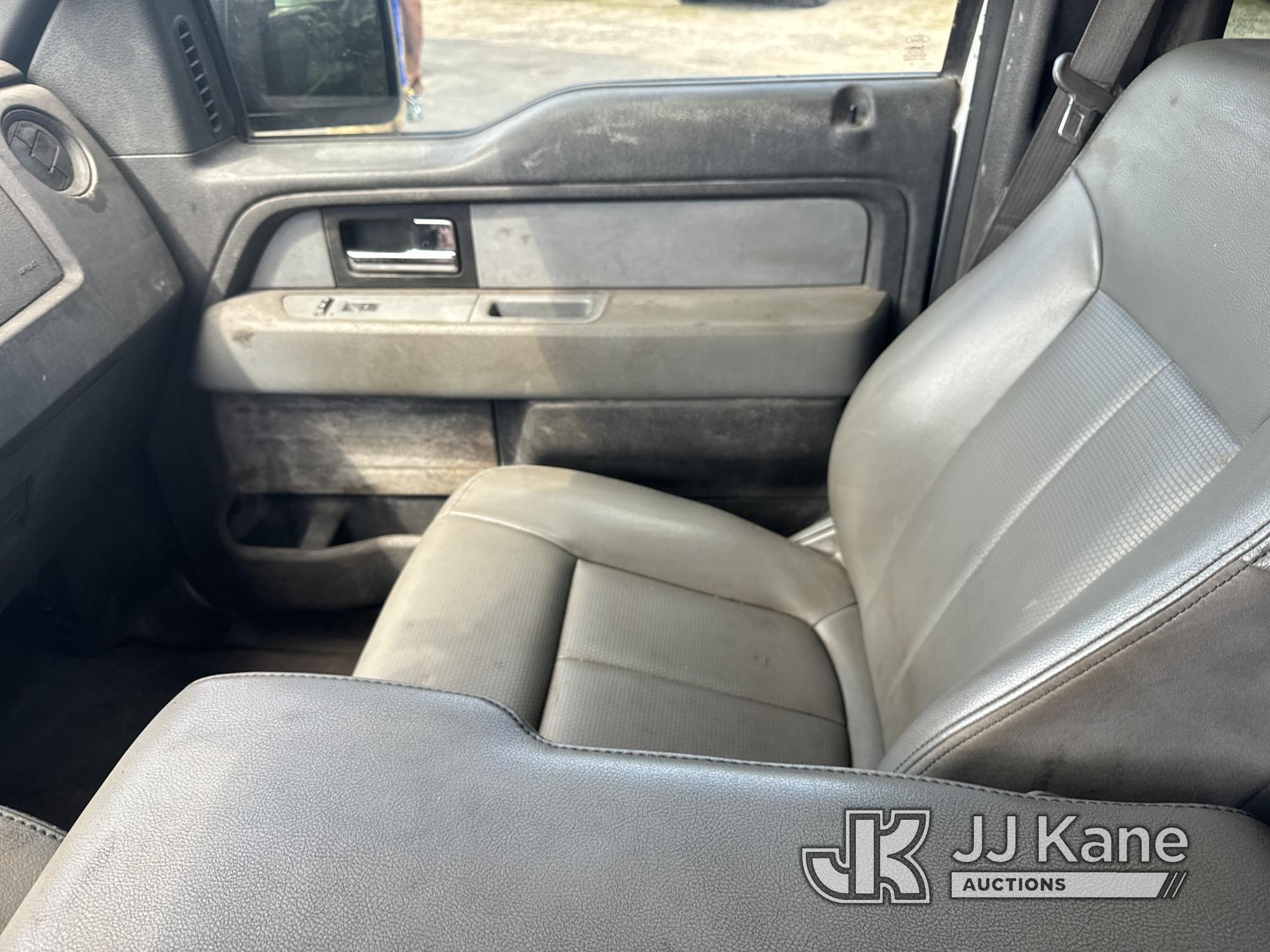 (Ocala, FL) 2014 Ford F150 4x4 Crew-Cab Pickup Truck Duke Unit) (Runs Rough, Check Engine Light On,