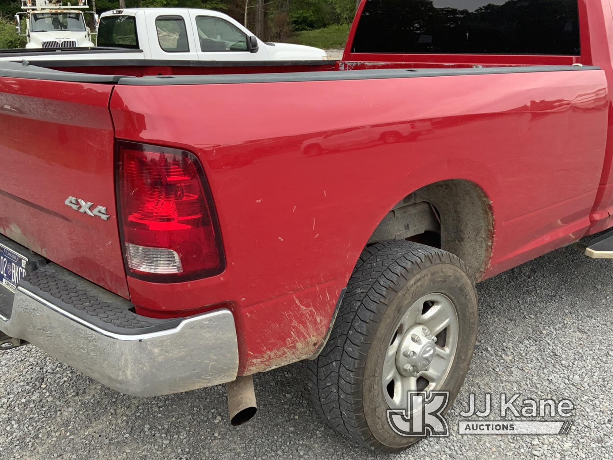 (New Tazewell, TN) 2017 RAM 2500 4X4 Pickup Truck Runs & Moves) (Body Damage, Check Engine Light On