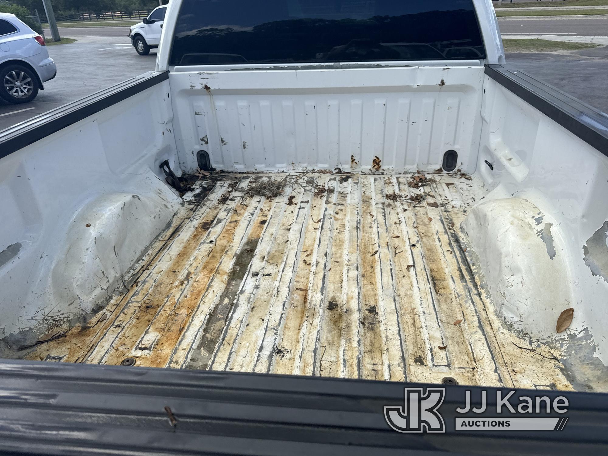 (Ocala, FL) 2014 Ford F150 4x4 Crew-Cab Pickup Truck Duke Unit) (Runs Rough, Check Engine Light On,