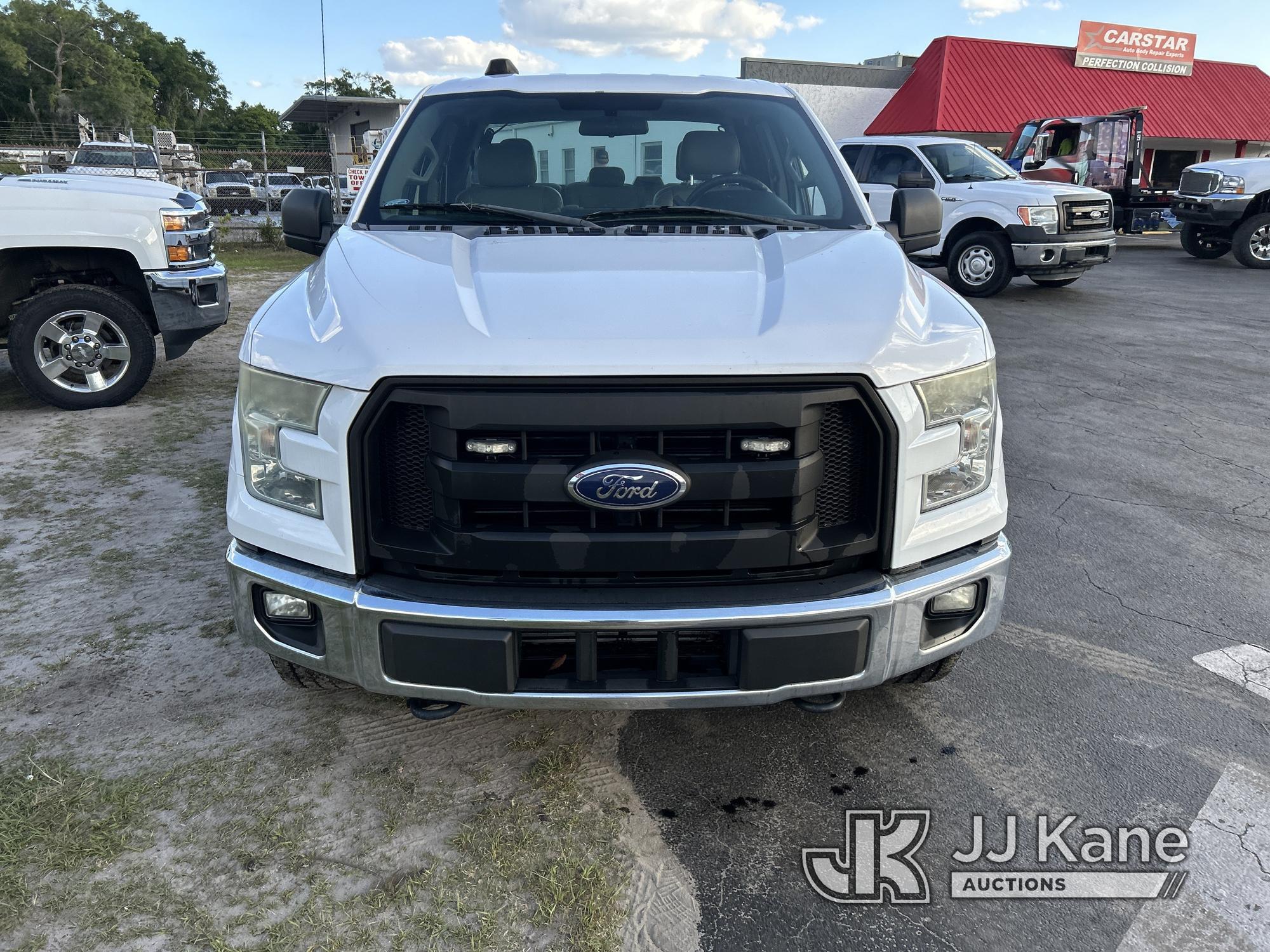 (Ocala, FL) 2015 Ford F150 4x4 Extended-Cab Pickup Truck Duke Unit) (Runs & Moves) (Check Engine Lig