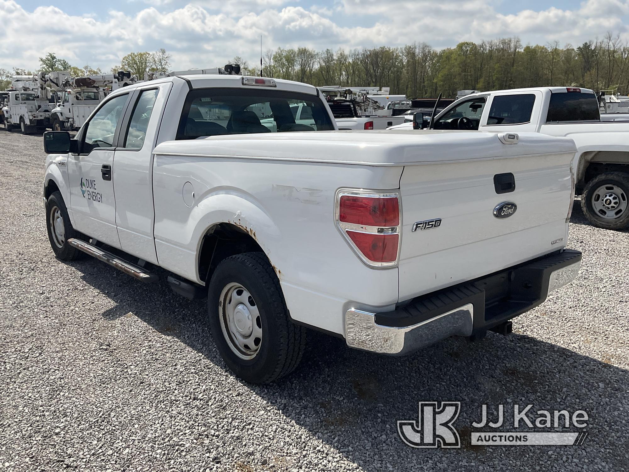 (Verona, KY) 2013 Ford F150 4x4 Extended-Cab Pickup Truck Runs & Moves) (Runs Rough, Bad Battery, El