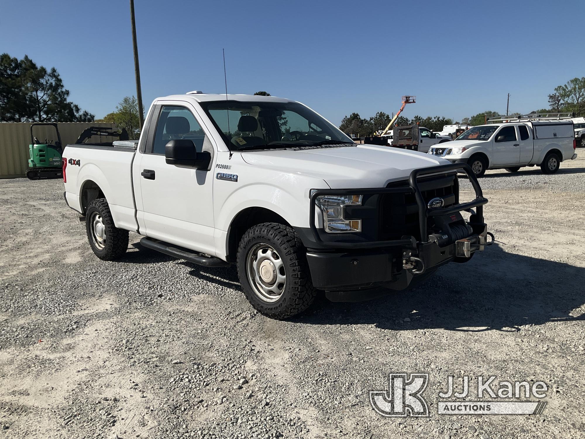 (Villa Rica, GA) 2016 Ford F150 4x4 Pickup Truck, (GA Power Unit) Runs & Moves) (Windshield Chipped