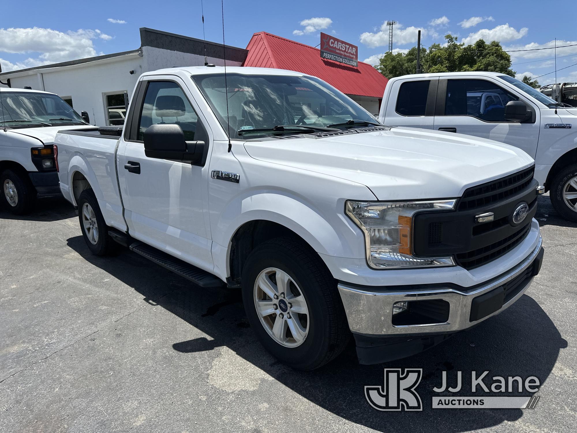 (Ocala, FL) 2018 Ford F150 Pickup Truck Duke Unit) (Runs & Moves) (Check Engine Light On