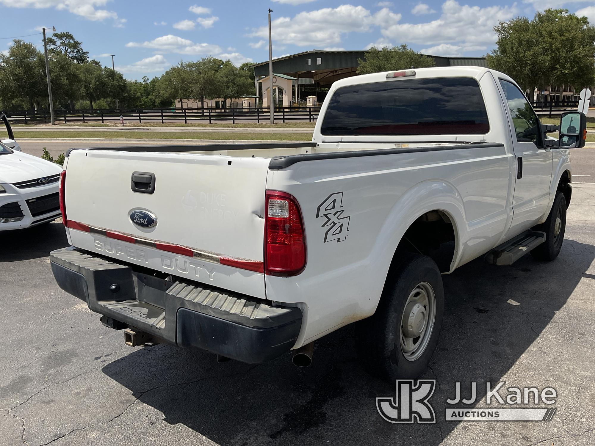 (Ocala, FL) 2011 Ford F250 4x4 Pickup Truck Duke Unit) (Runs & Moves) (Body Damage