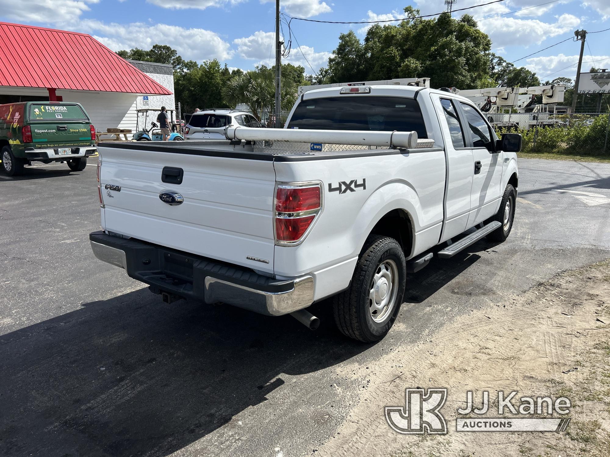 (Ocala, FL) 2014 Ford F150 4x4 Extended-Cab Pickup Truck Duke Unit) (Runs & Moves