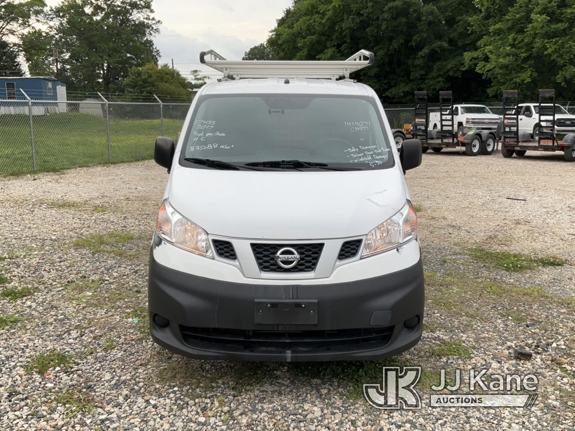 (Charlotte, NC) 2017 Nissan NVR200 Mini Cargo Van Runs & Moves) (Driver Door Nonoperational, Jump To