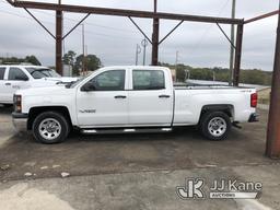 (Stevenson, AL) 2014 Chevrolet Silverado 1500 4x4 Crew-Cab Pickup Truck, Co-Op Owned Not Running, El