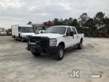 2015 Ford F350 4x4 Crew-Cab Pickup Truck, (GA Power Unit) Runs & Moves) (Check Engine Light On, Body