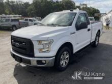 2016 Ford F150 Pickup Truck Duke Unit) (Runs & Moves) (Check Engine Light On, Paint Damage