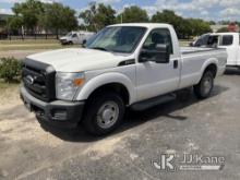 (Ocala, FL) 2012 Ford F250 Pickup Truck Duke Unit) (Runs & Moves) (Body Damage