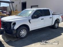 (Louisville, KY) 2021 Ford F150 4x4 Crew-Cab Pickup Truck Wrecked & Runs, Does NOT Move, Air Bags De