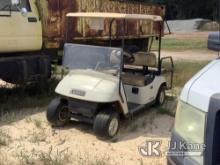 EZ-Go TXT Golf Cart, (Municipality Owned) No Key, Not Running, Condition Unknown (BUYER MUST LOAD
