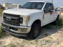 2017 Ford F250 4x4 Extended-Cab Pickup Truck Will Not Stay Running & Does Not Move) (Bad Engine, Che