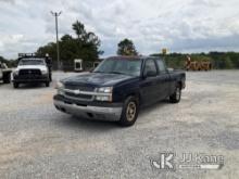 2005 Chevrolet Silverado 1500 Extended-Cab Pickup Truck Runs & Moves) (Jump To Start, Check Engine L