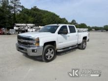 2019 Chevrolet Silverado 2500HD 4x4 Crew-Cab Pickup Truck Runs & Moves) (Check Engine Light On, Bad 