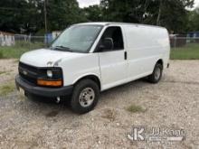 2013 Chevrolet Express G2500 Cargo Van Runs & Moves) (Body/Paint Damage, Exhaust Leak, Air Compresso