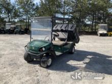 Cushman Haulster Yard Cart, (GA Power Unit) Runs & Moves) (No Hour Meter