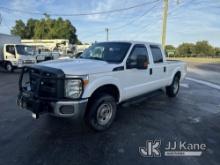 (Ocala, FL) 2016 Ford F250 4x4 Crew-Cab Pickup Truck Duke Unit) (Runs & Moves