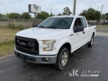 (Ocala, FL) 2015 Ford F150 4x4 Extended-Cab Pickup Truck Duke Unit) (Runs & Moves) (Paint Damage