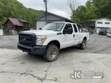 2015 Ford F250 4x4 Extended-Cab Pickup Truck Runs & Moves) (Jump To Start, Minor Body Damage, Driver