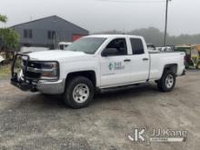 2018 Chevrolet Silverado 1500 4x4 Extended-Cab Pickup Truck Duke Unit) (Runs & Moves) (Body Damage