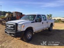 2016 Ford F250 4x4 Crew-Cab Pickup Truck Not Running, Condition Unknown) (Jump for power, Engine Wil