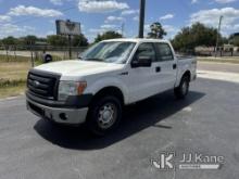 (Ocala, FL) 2012 Ford F150 4x4 Crew-Cab Pickup Truck Duke Unit) (Runs & Moves) (Body/Rust Damage