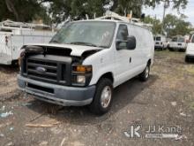 (Tampa, FL) 2010 Ford E-250 Cargo Van Runs & Moves) (Jump To Start