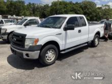 (Ocala, FL) 2014 Ford F150 4x4 Extended-Cab Pickup Truck Duke Unit) (Runs & Moves