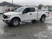 2020 Ford F150 4x4 Extended-Cab Pickup Truck Runs & Moves) (Check Engine Light On, Body Damage