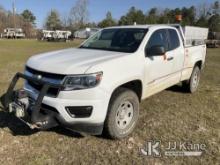 2015 Chevrolet Colorado 4x4 Extended-Cab Pickup Truck Runs & Moves, Check Engine Light On