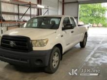 2012 Toyota Tundra Crew-Cab Pickup Truck Runs & Moves) (Battery Is Low At Times, Minor Body Damage, 