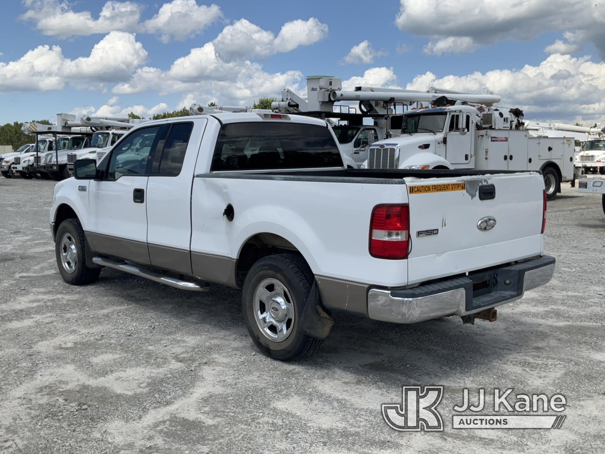 (Villa Rica, GA) 2004 Ford F150 Extended-Cab Pickup Truck Runs & Moves) (Jump To Start, Bad Emergenc