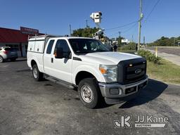 (Ocala, FL) 2016 Ford F250 4x4 Extended-Cab Pickup Truck Duke Unit) (Runs & Moves) (Body Damage