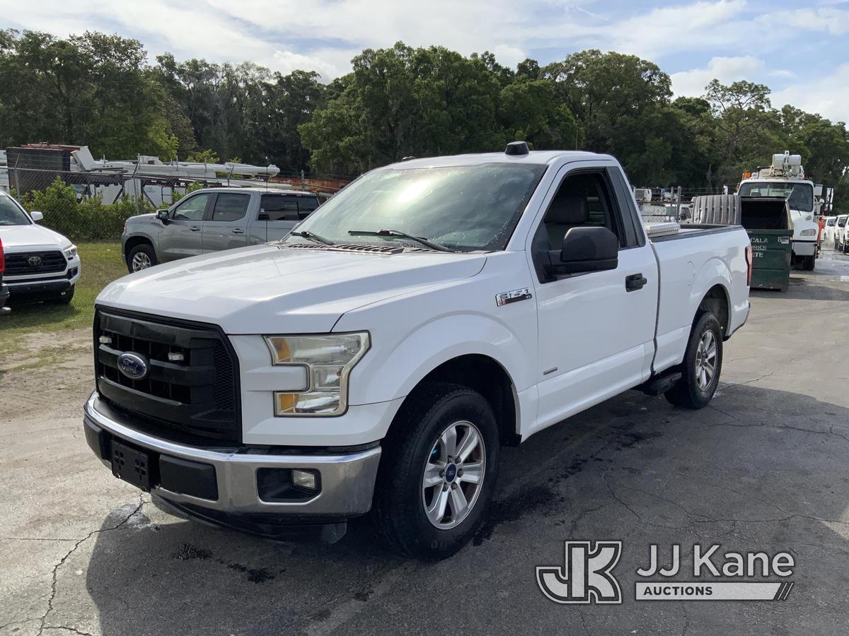 (Ocala, FL) 2016 Ford F150 Pickup Truck Duke Unit) (Runs & Moves) (Body/Paint Damage