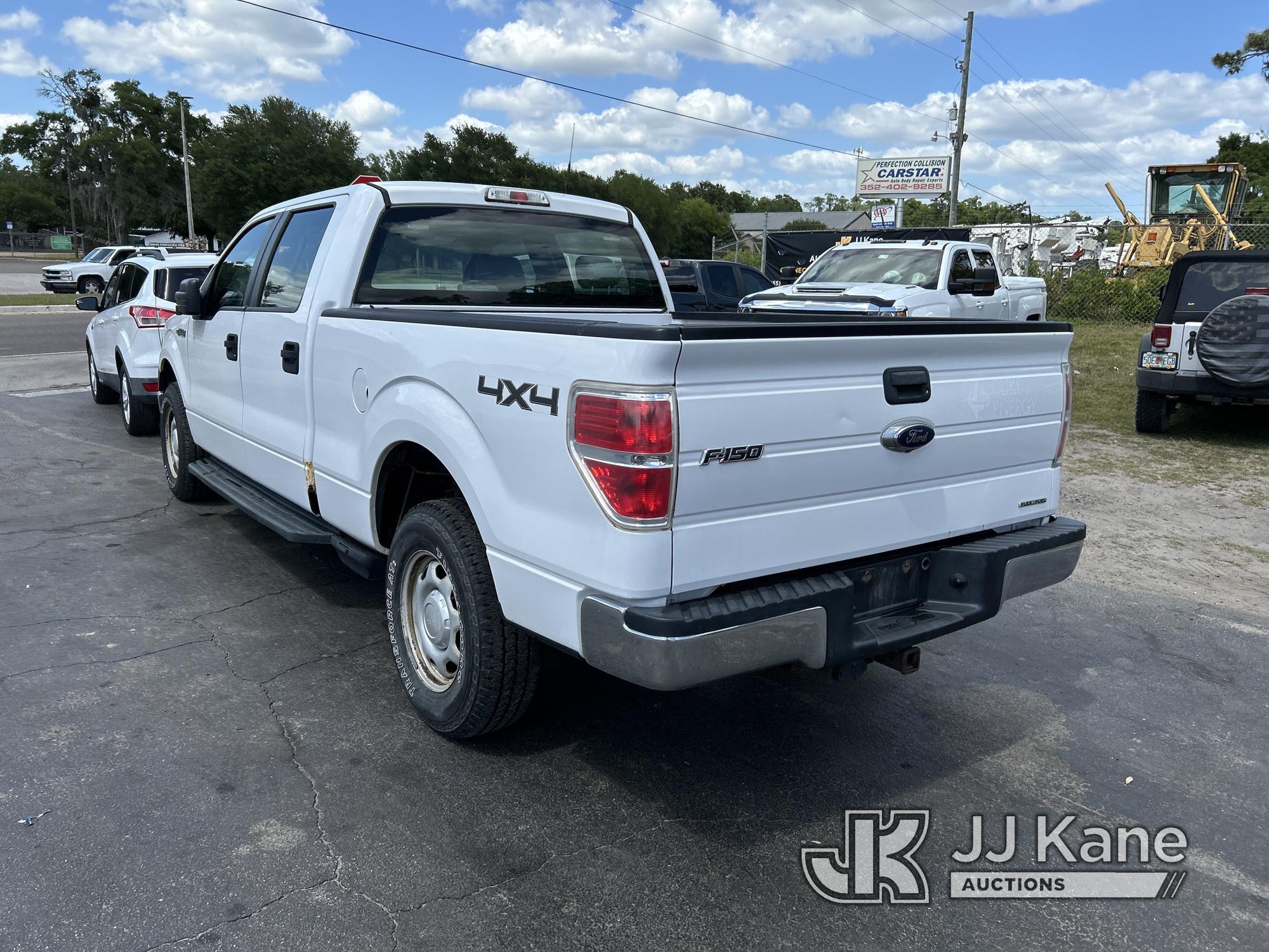 (Ocala, FL) 2014 Ford F150 4x4 Crew-Cab Pickup Truck Duke Unit) (Runs & Moves) (Check Engine Light O