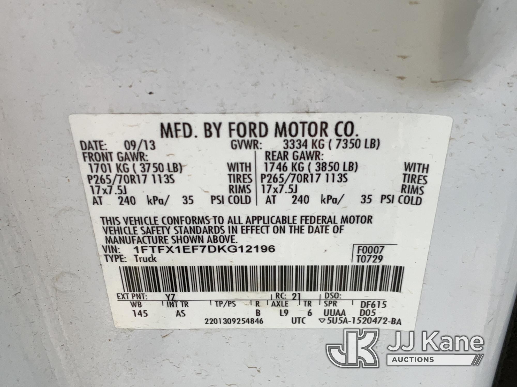 (Charlotte, NC) 2013 Ford F150 4x4 Extended-Cab Pickup Truck Runs & Moves