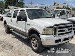 (Clearwater, FL) 2006 Ford F350 4x4 Crew-Cab Pickup Truck Runs & Moves