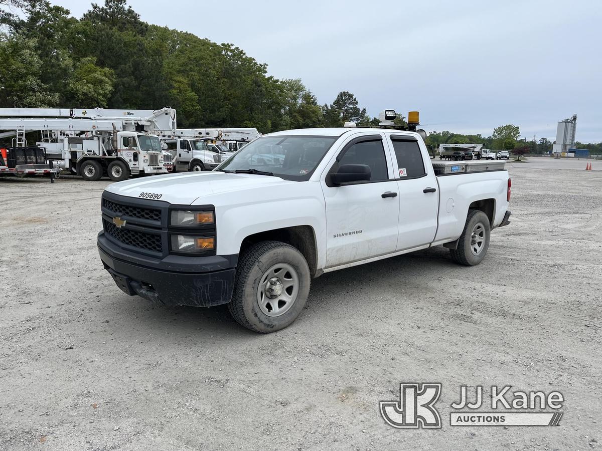 (Chester, VA) 2014 Chevrolet Silverado 1500 4x4 Extended-Cab Pickup Truck Runs & Moves) (Check Engin