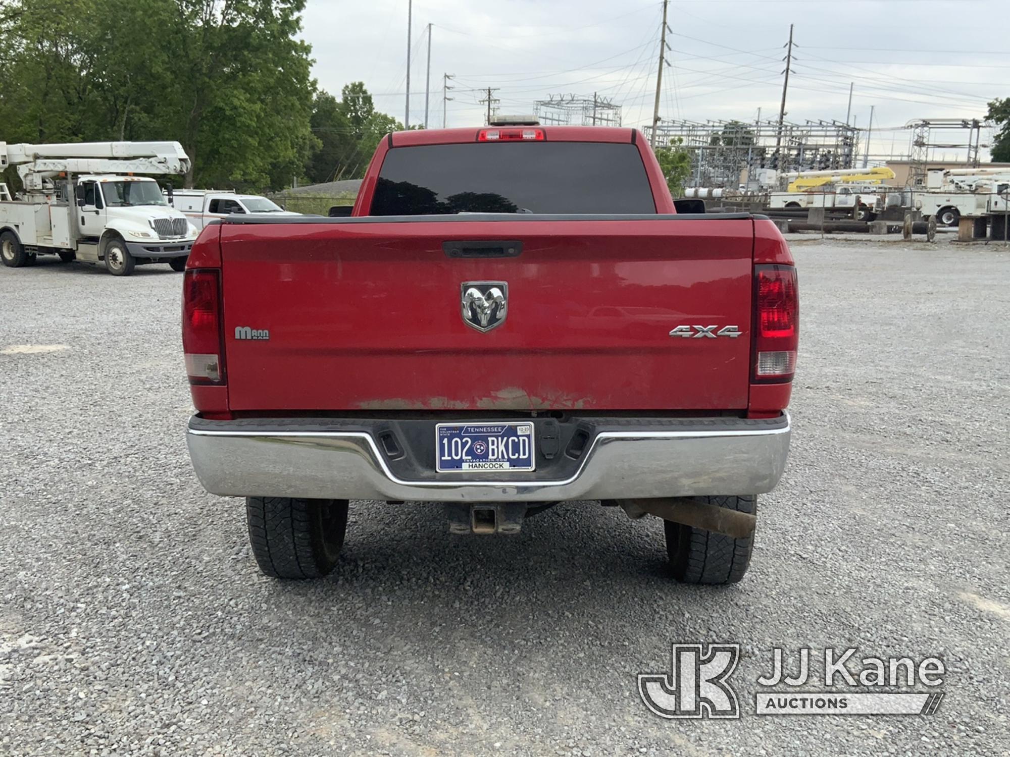 (New Tazewell, TN) 2017 RAM 2500 4X4 Pickup Truck Runs & Moves) (Body Damage, Check Engine Light On