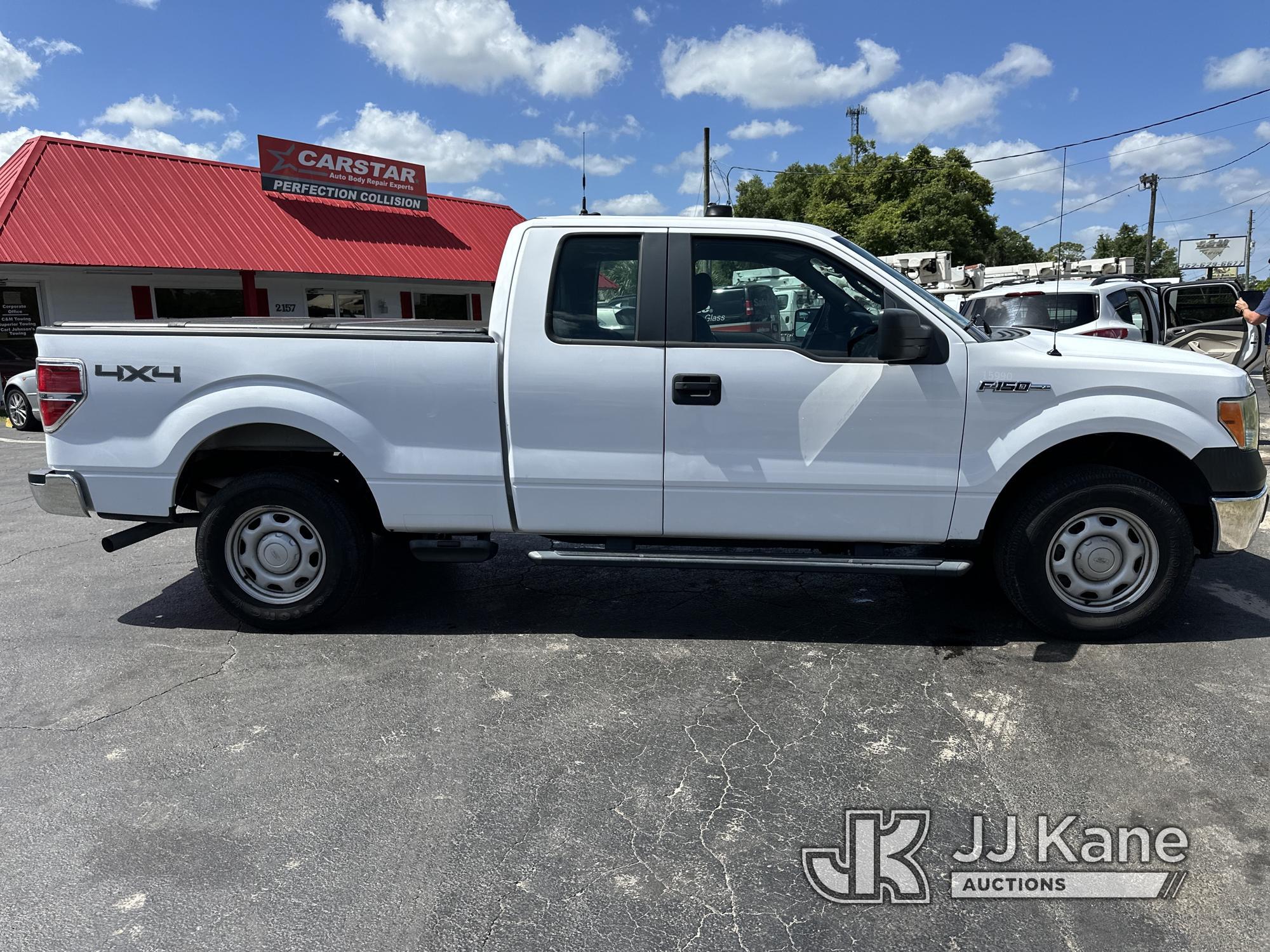 (Ocala, FL) 2014 Ford F150 4x4 Extended-Cab Pickup Truck Duke Unit) (Runs & Moves