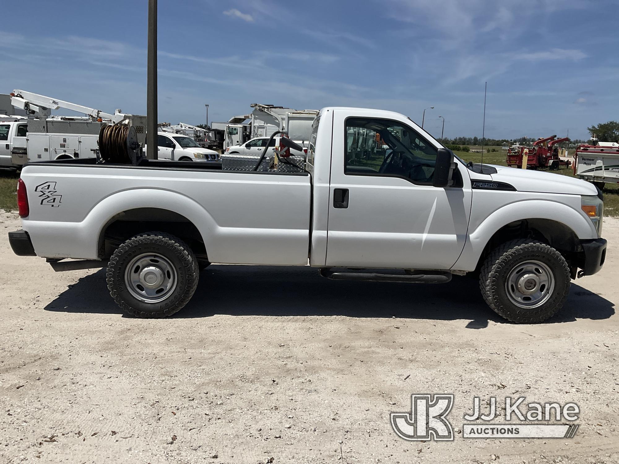 (Westlake, FL) 2015 Ford F250 4x4 Pickup Truck Runs & Moves) (Body Damage) (FL Residents Purchasing