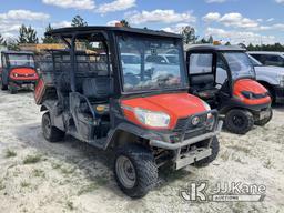 (Waynesboro, GA) 2016 Kubota RTV-1140, 4x4 Crew-Cab Yard Cart, (GA Power Unit) Runs, Moves & Dump Op