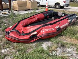 (Westlake, FL) 2018 RescueOne PRO-SA430 Inflatable Boat Seller States, Boat Will Need To Be Patched)