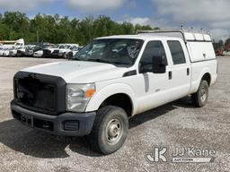 (Verona, KY) 2015 Ford F250 4x4 Crew-Cab Pickup Truck Runs & Moves) (Check Engine Light On, Body Dam