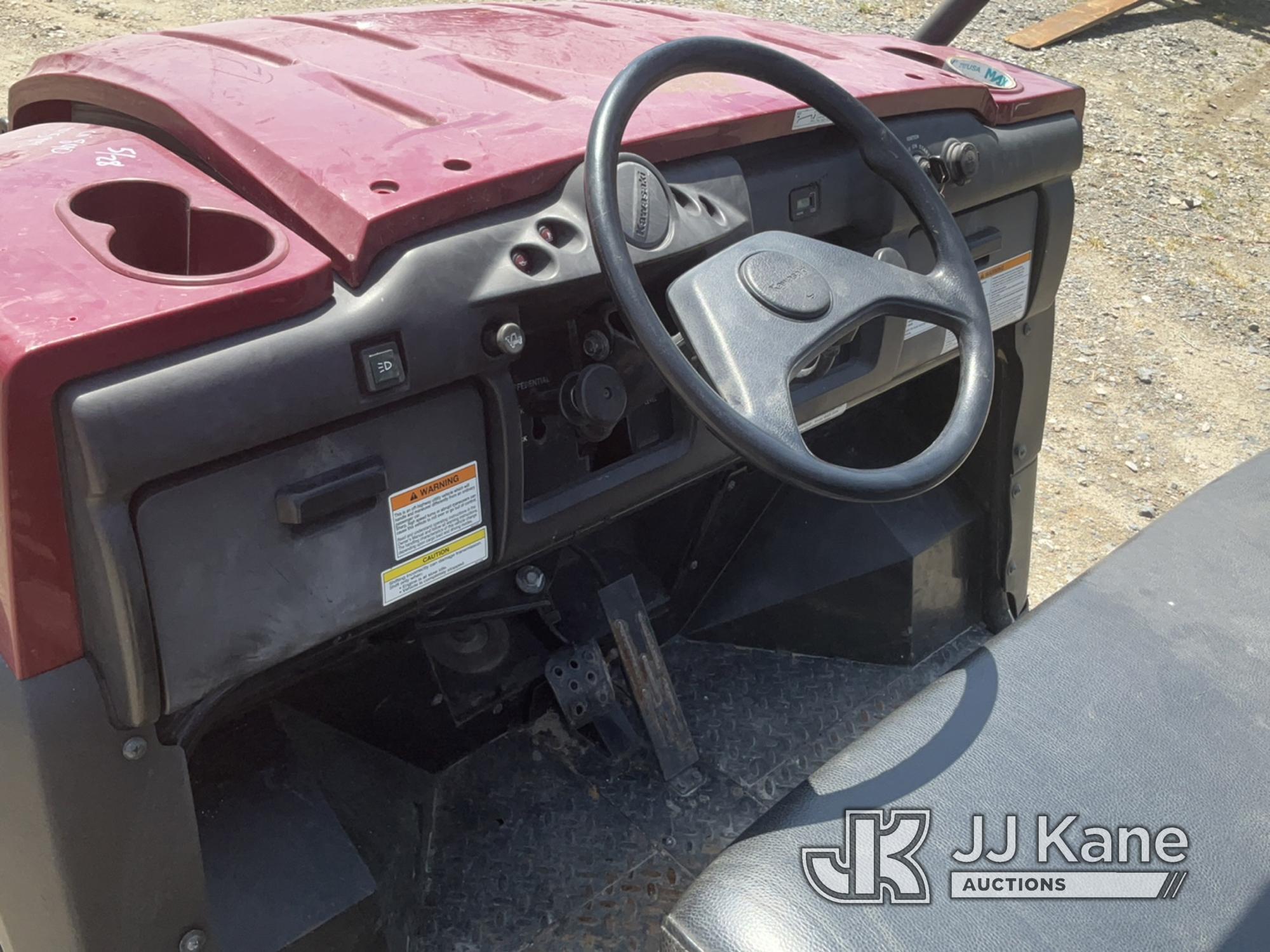 (Charlotte, NC) 2009 Kawasaki 4010 Mule 4x4 Crew-Cab Yard Cart Runs & Moves) (Jump To Start, Trans I