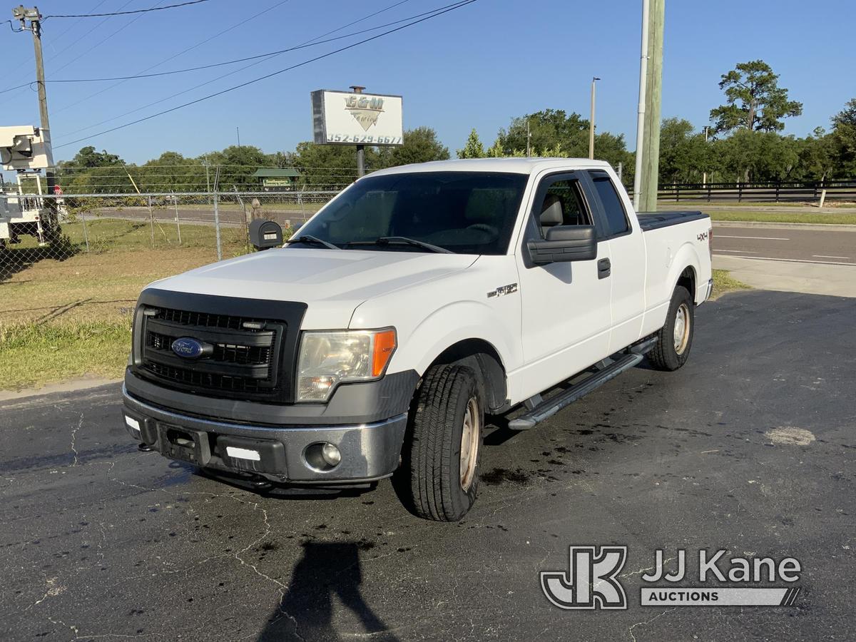 (Ocala, FL) 2014 Ford F150 4x4 Extended-Cab Pickup Truck Duke Unit) (Runs & Moves